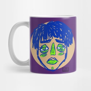 Tan sketchy face Mug